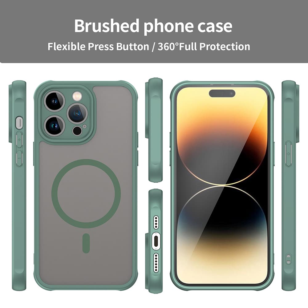 Techsuit HaloFrost II MagSafe - θήκη για Apple iPhone 14 Pro - Πράσινο - Image 3