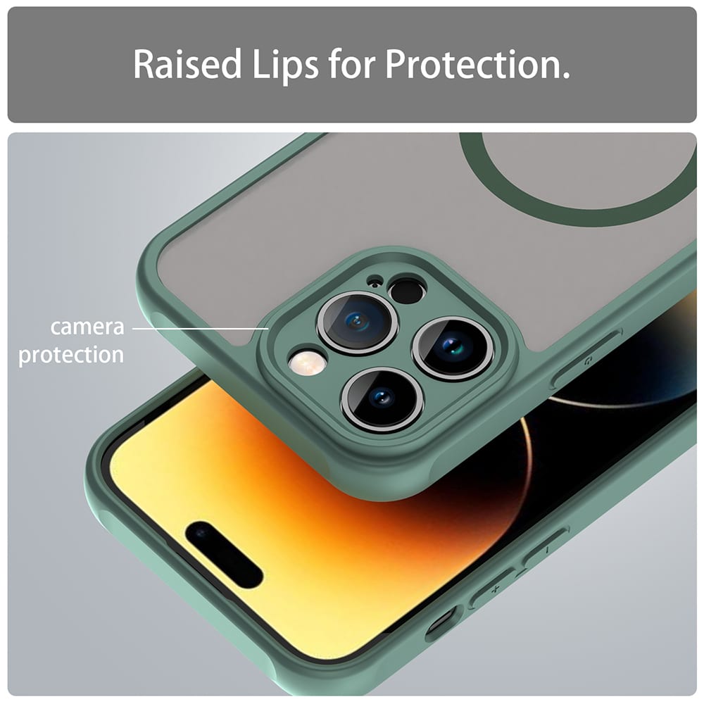 Techsuit HaloFrost II MagSafe - θήκη για Apple iPhone 14 Pro - Πράσινο - Image 4