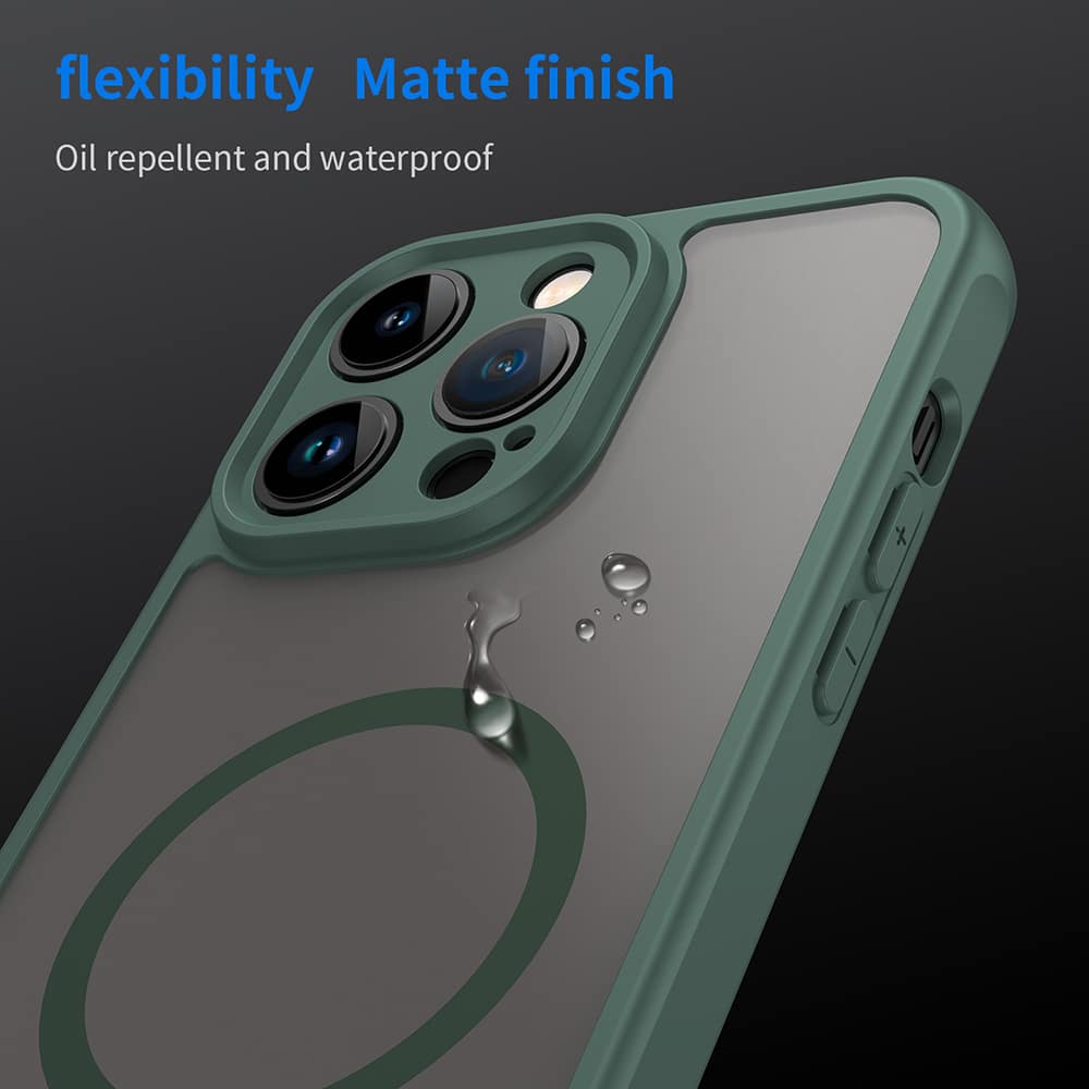 Techsuit HaloFrost II MagSafe - θήκη για Apple iPhone 14 Pro - Πράσινο - Image 6