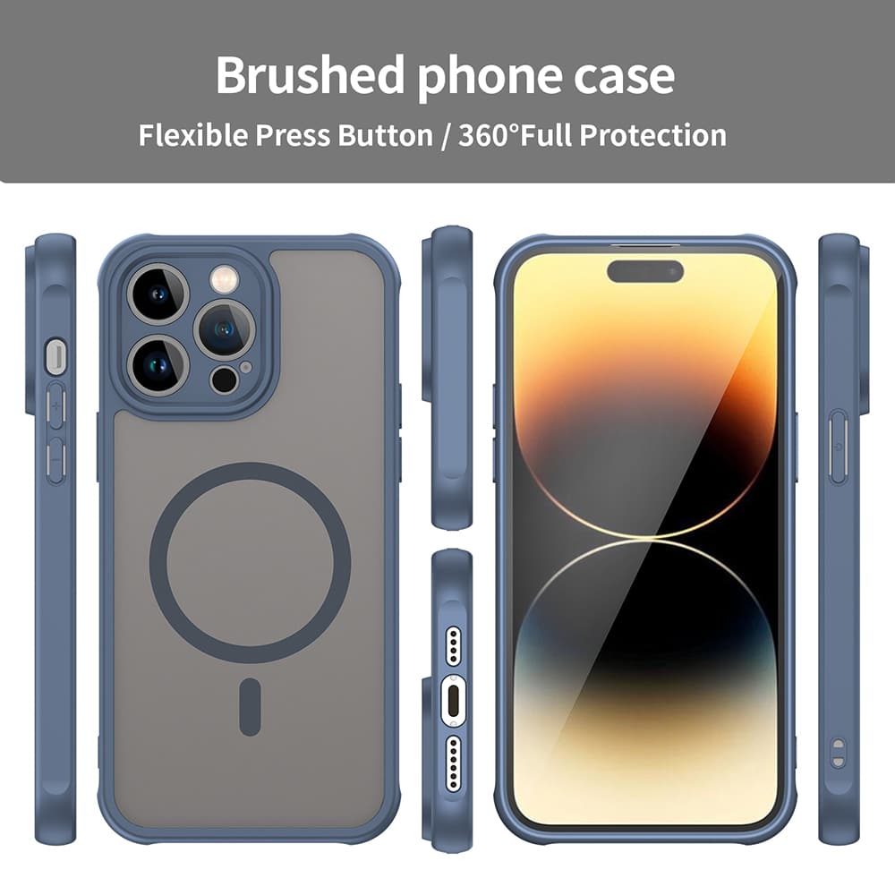 Techsuit HaloFrost II MagSafe - θήκη για Apple iPhone 14 Pro - Μπλε - Image 3