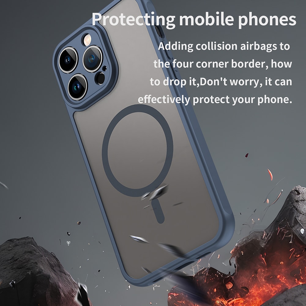 Techsuit HaloFrost II MagSafe - θήκη για Apple iPhone 14 Pro - Μπλε - Image 5
