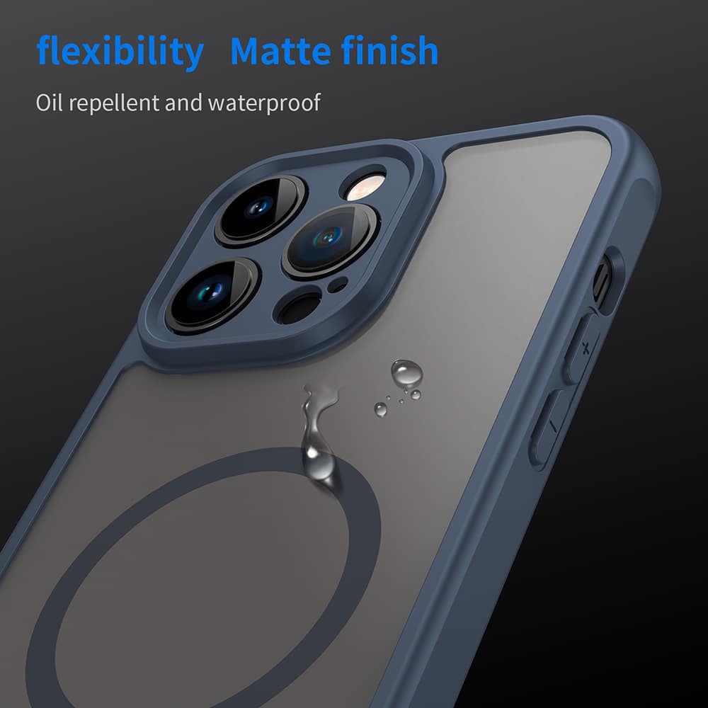 Techsuit HaloFrost II MagSafe - θήκη για Apple iPhone 14 Pro - Μπλε - Image 6