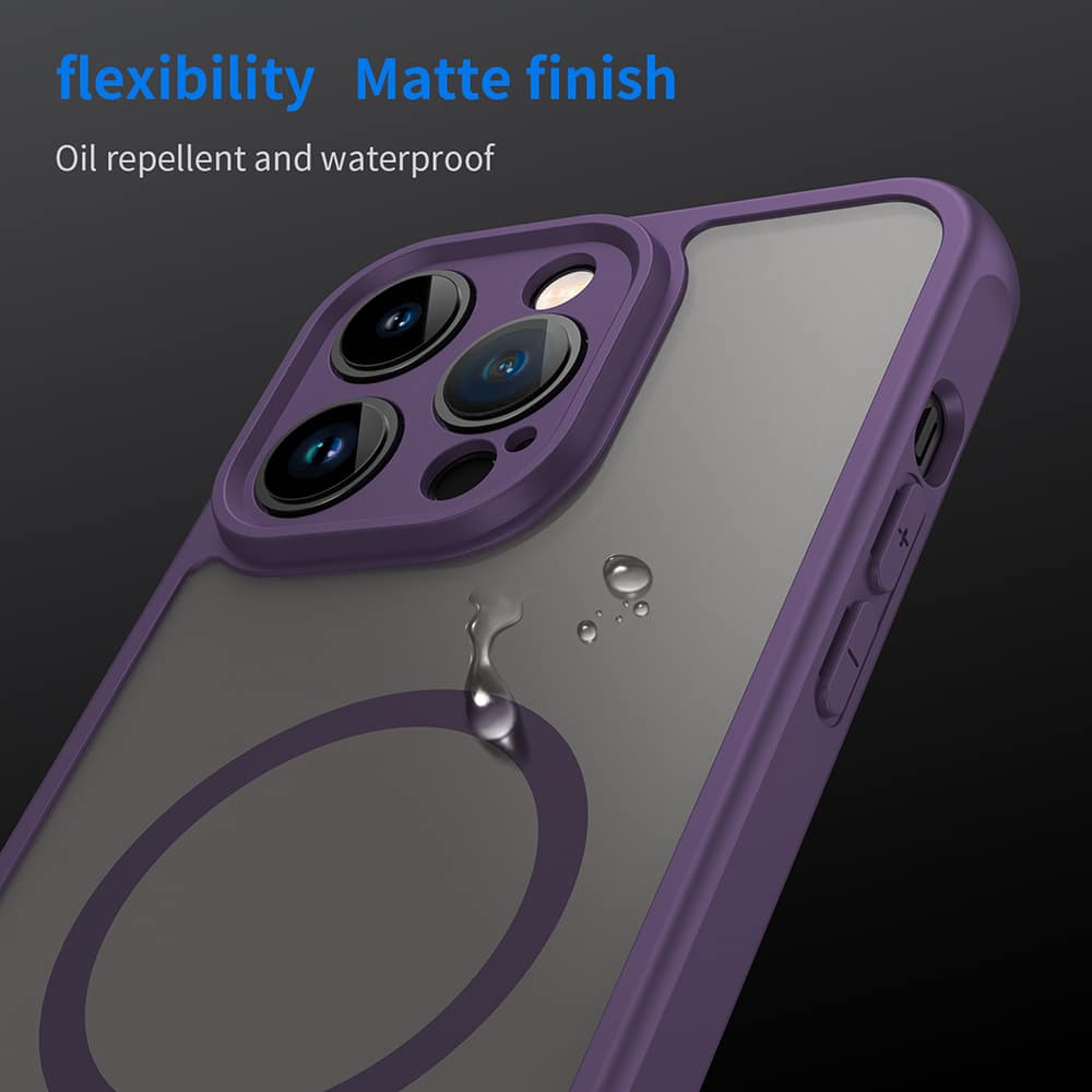 Techsuit HaloFrost II MagSafe - θήκη για Apple iPhone 14 Pro - Μωβ - Image 6
