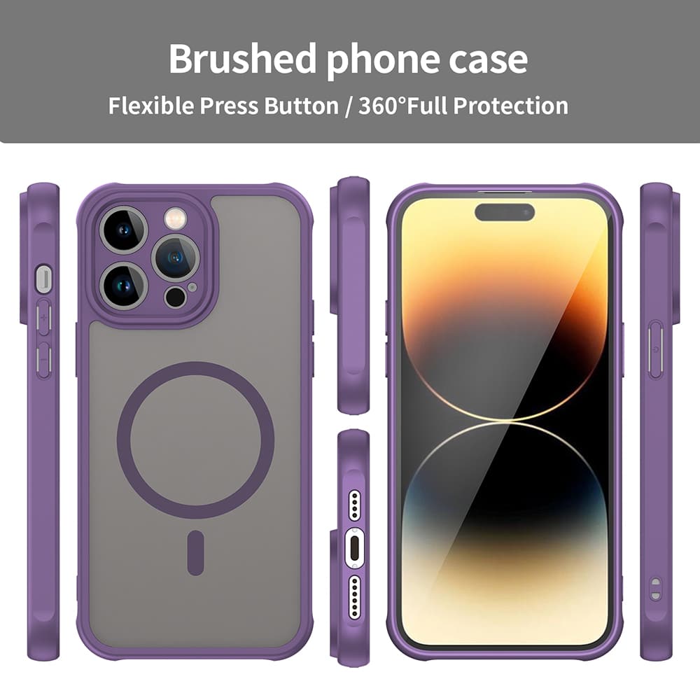 Techsuit HaloFrost II MagSafe - θήκη για Apple iPhone 14 Pro Max - Μωβ - Image 3