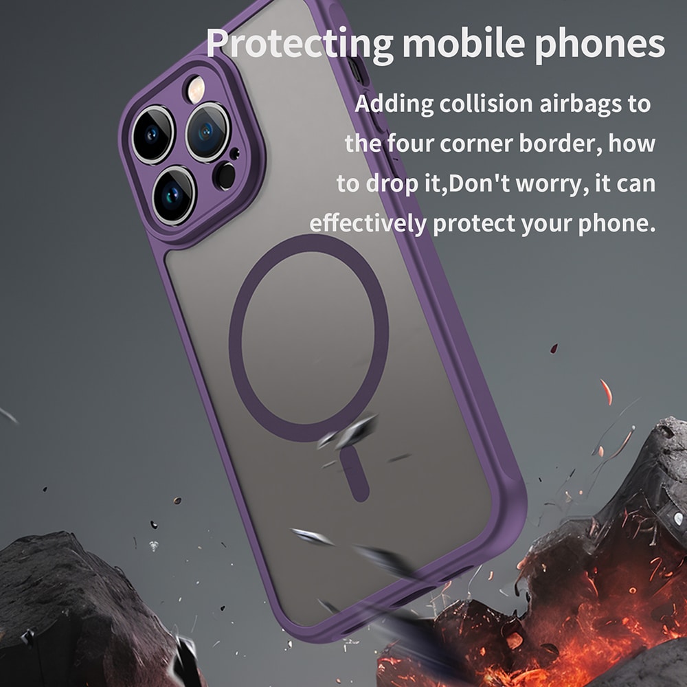 Techsuit HaloFrost II MagSafe - θήκη για Apple iPhone 14 Pro Max - Μωβ - Image 5