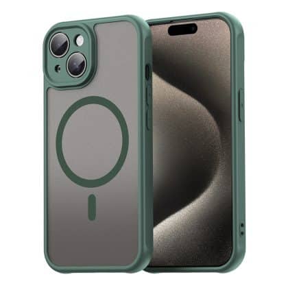 Techsuit HaloFrost II MagSafe - θήκη για Apple iPhone 15 - Πράσινο