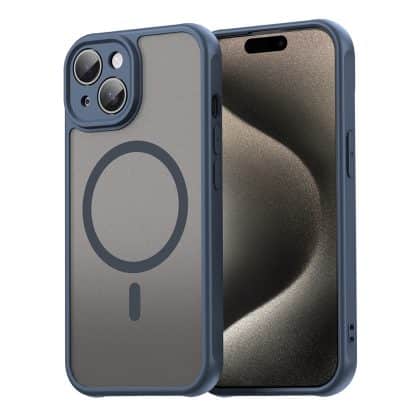 Techsuit HaloFrost II MagSafe - θήκη για Apple iPhone 15 - Μπλε