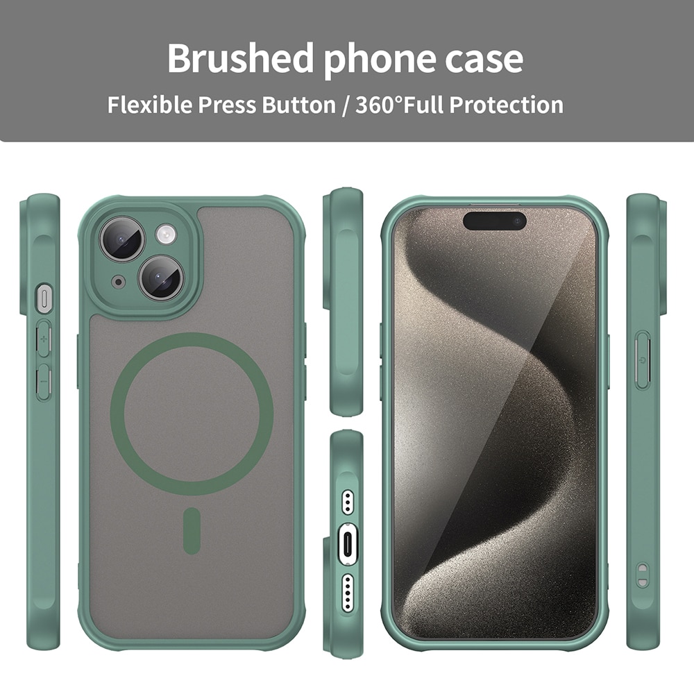 Techsuit HaloFrost II MagSafe - θήκη για Apple iPhone 15 Plus - Πράσινο - Image 3