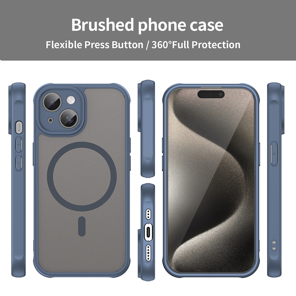 Techsuit HaloFrost II - θήκη για Apple iPhone 15 Plus - Μπλε - Image 3