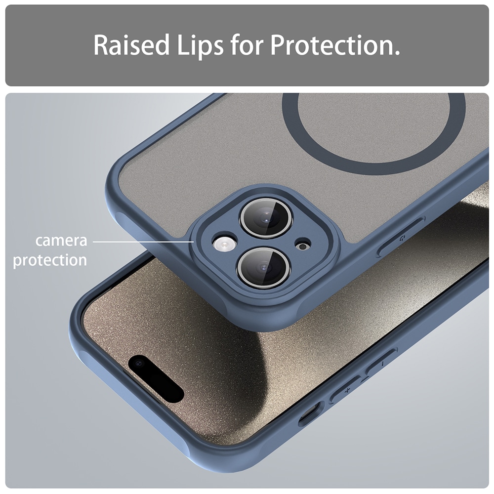 Techsuit HaloFrost II - θήκη για Apple iPhone 15 Plus - Μπλε - Image 5