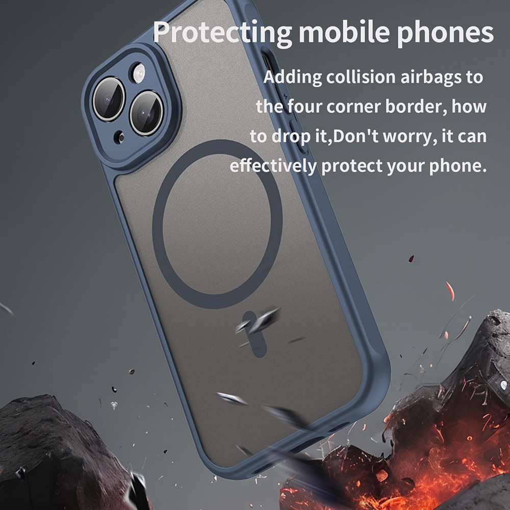 Techsuit HaloFrost II - θήκη για Apple iPhone 15 Plus - Μπλε - Image 4