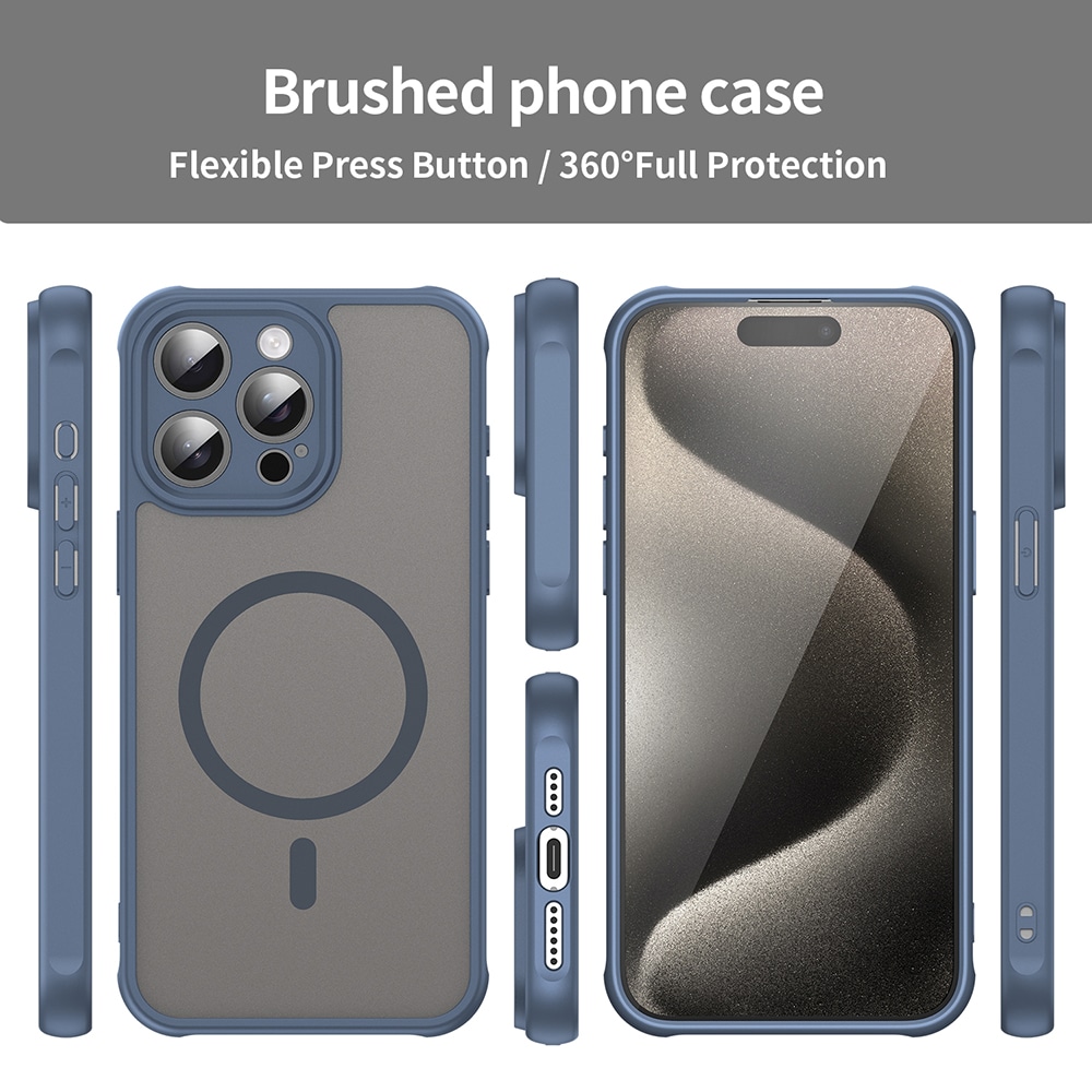 Techsuit HaloFrost II MagSafe - θήκη για Apple iPhone 15 Pro - Μπλε - Image 3