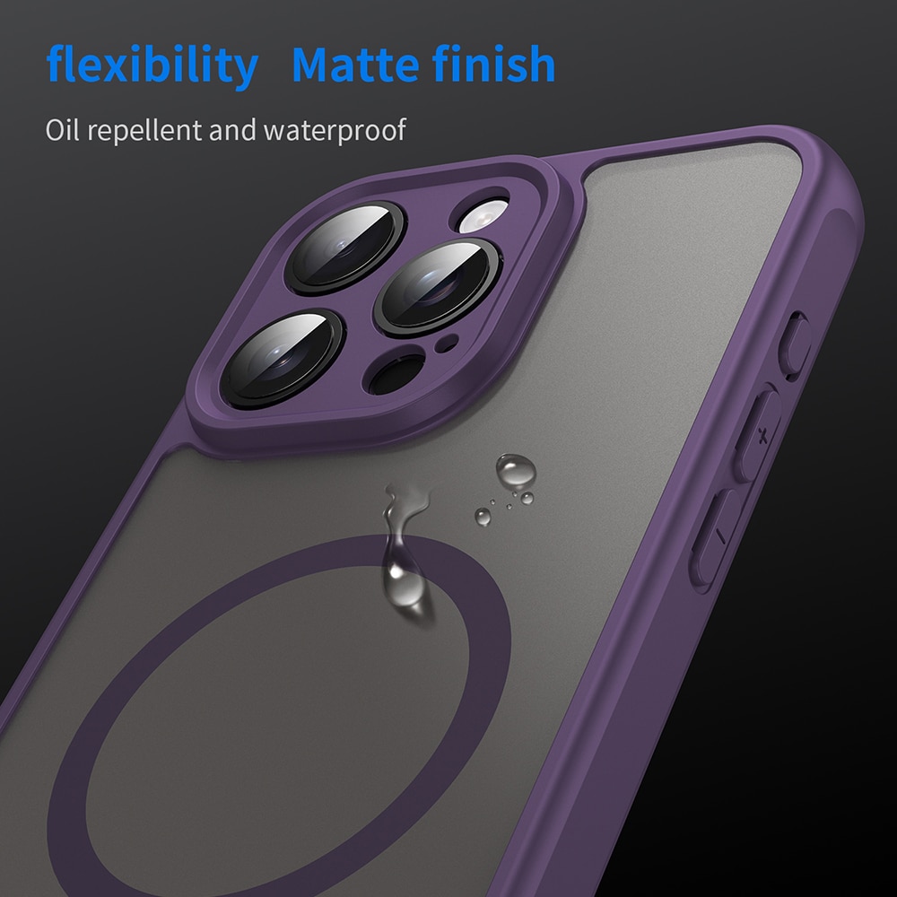 Techsuit HaloFrost II MagSafe - θήκη για Apple iPhone 15 Pro - Μωβ - Image 6