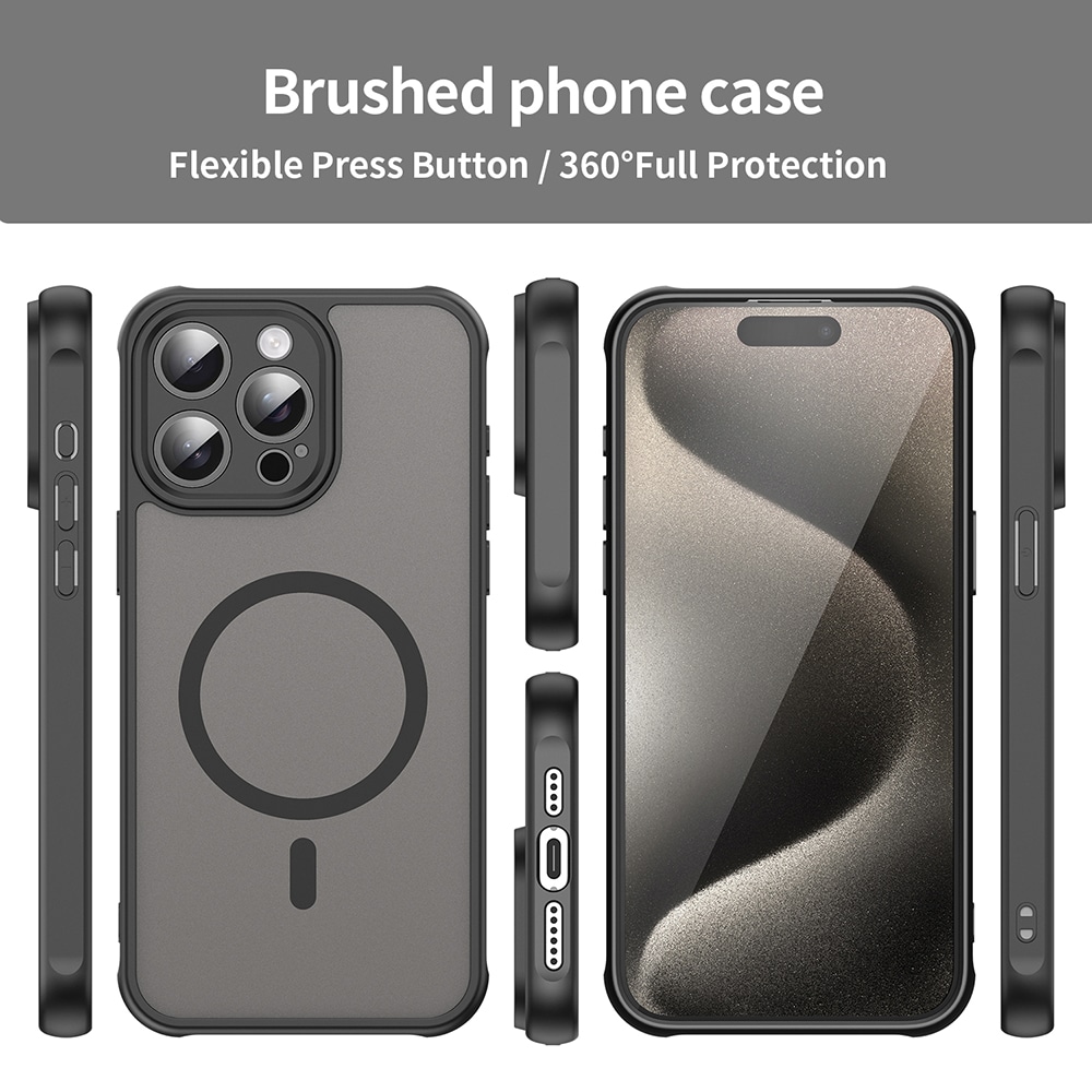 Techsuit HaloFrost II MagSafe - θήκη για Apple iPhone 15 Pro Max - Μαύρο - Image 3