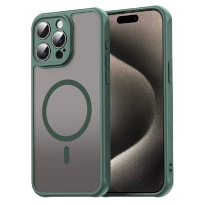 Techsuit HaloFrost II MagSafe - θήκη για Apple iPhone 15 Pro Max - Πράσινο