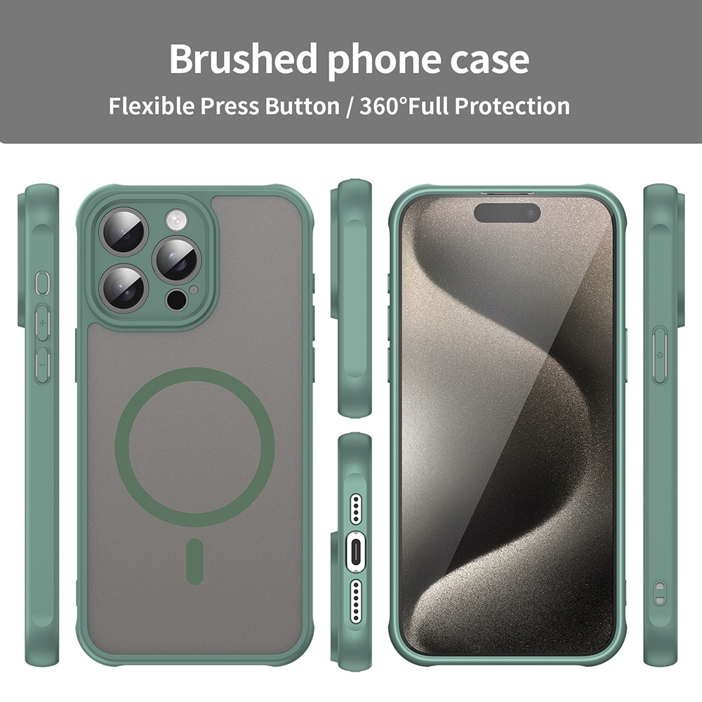 Techsuit HaloFrost II MagSafe - θήκη για Apple iPhone 15 Pro Max - Πράσινο - Image 3