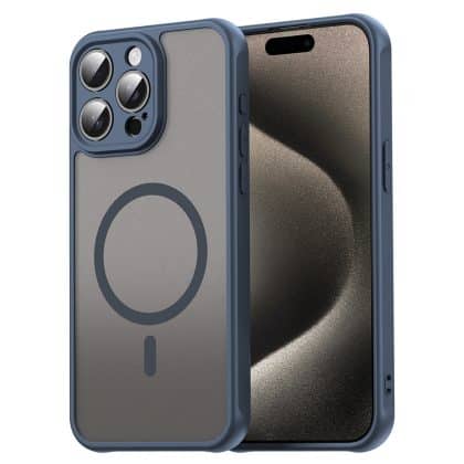 Techsuit HaloFrost II MagSafe - θήκη για Apple iPhone 15 Pro Max - Μπλε