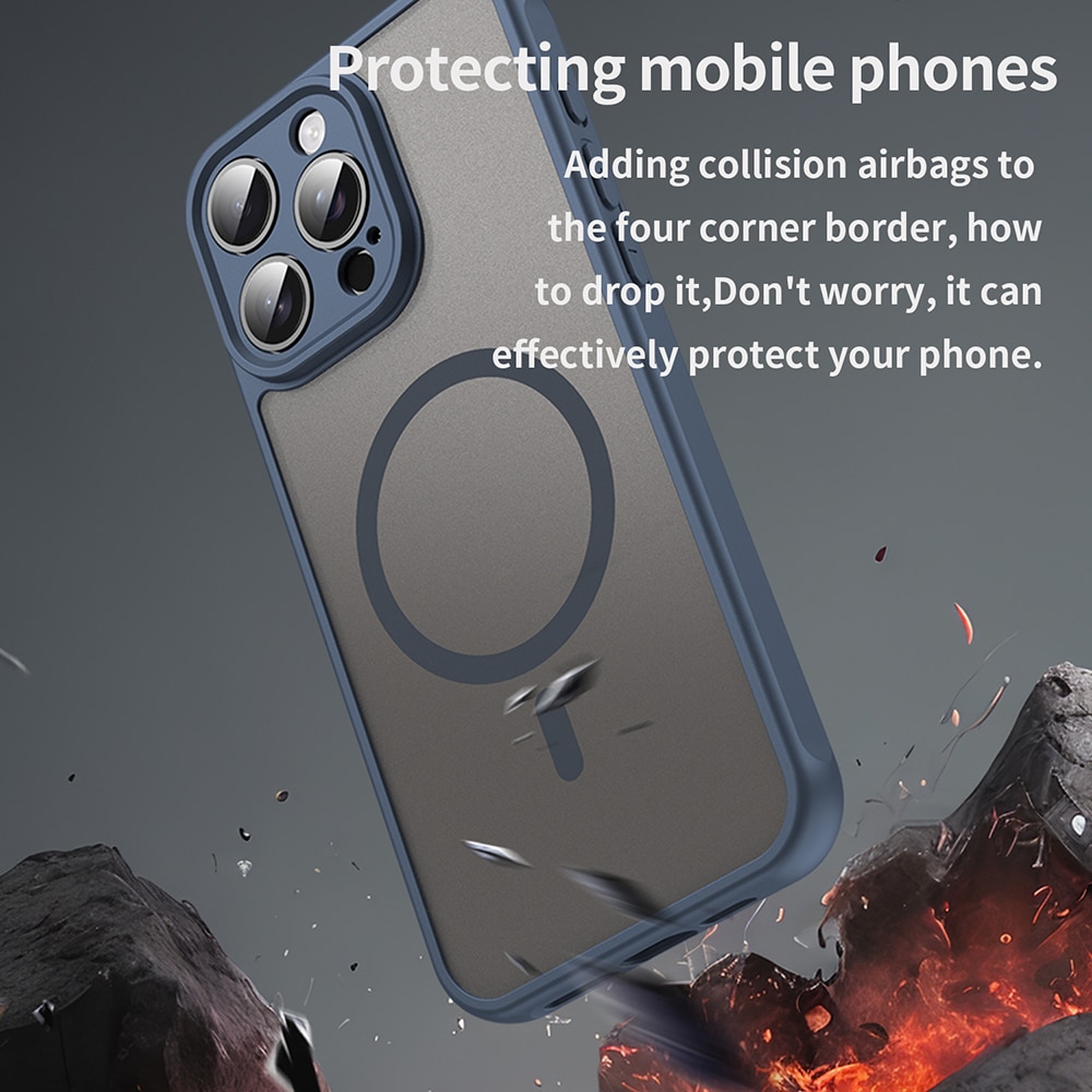 Techsuit HaloFrost II MagSafe - θήκη για Apple iPhone 15 Pro Max - Μπλε - Image 4