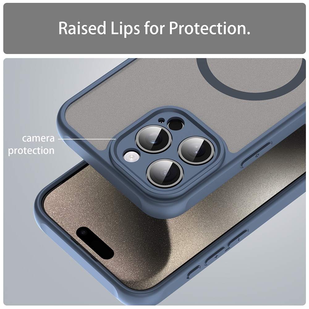 Techsuit HaloFrost II MagSafe - θήκη για Apple iPhone 15 Pro Max - Μπλε - Image 5