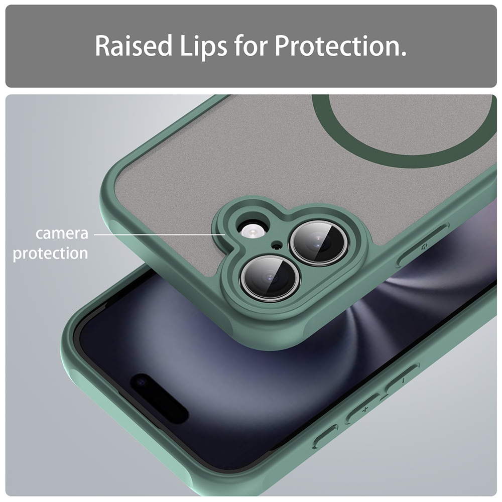 Techsuit HaloFrost II MagSafe - θήκη για Apple iPhone 16 - Πράσινο - Image 5