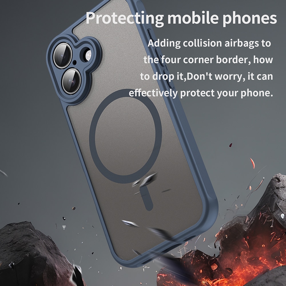 Techsuit HaloFrost II MagSafe - θήκη για Apple iPhone 16 Plus - Μπλε - Image 4