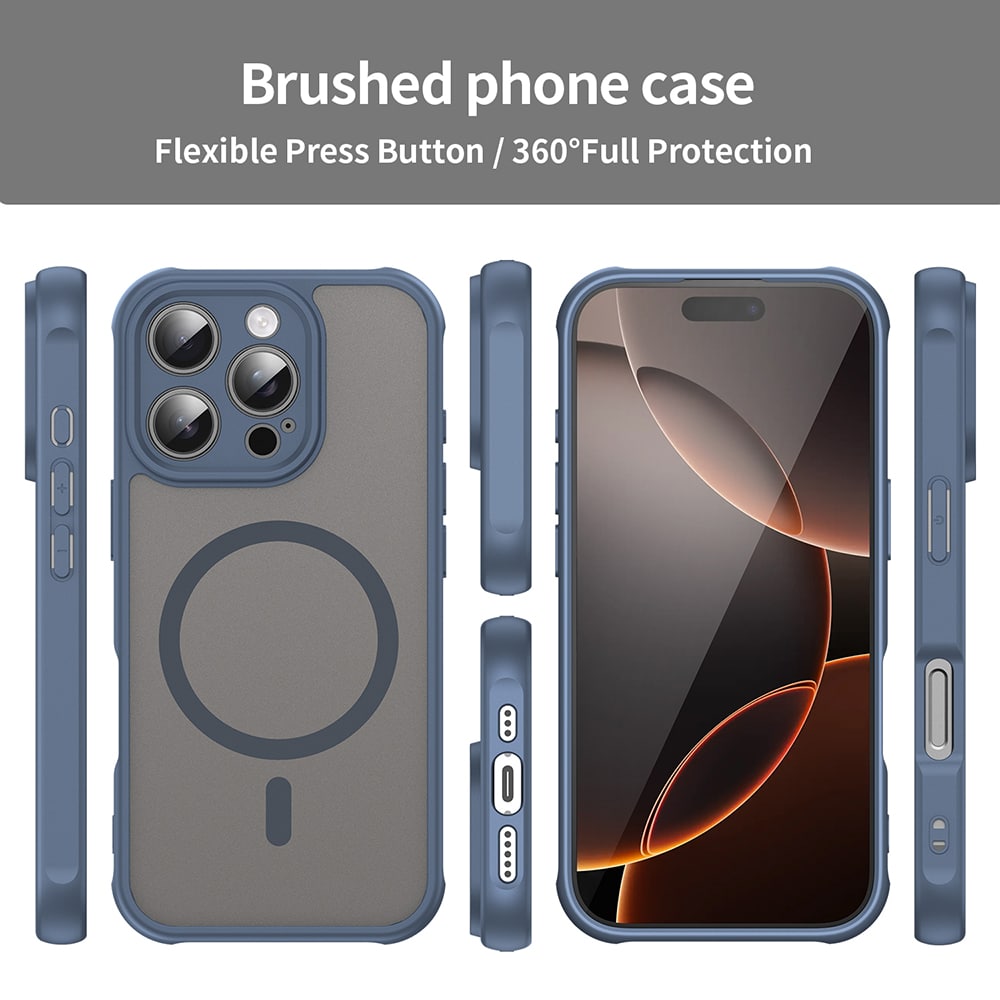 Techsuit HaloFrost II - θήκη για Apple iPhone 16 Pro - Μπλε - Image 3