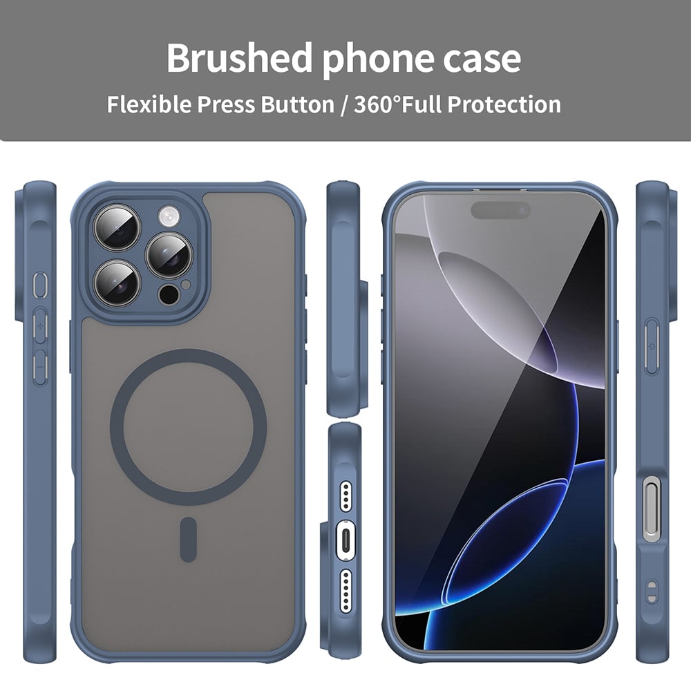 Techsuit HaloFrost II - θήκη για Apple iPhone 16 Pro Max - Μπλε - Image 3