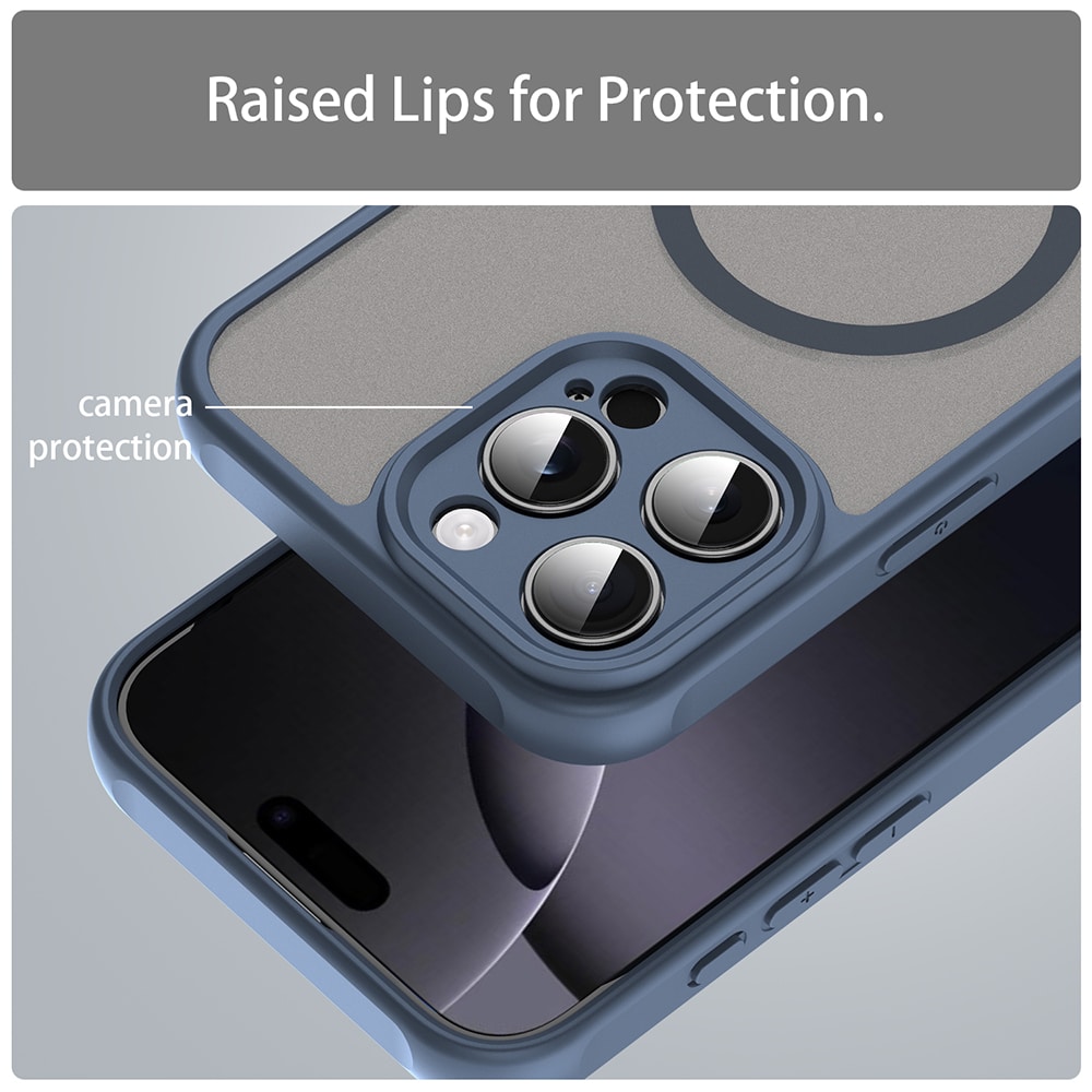 Techsuit HaloFrost II - θήκη για Apple iPhone 16 Pro Max - Μπλε - Image 5