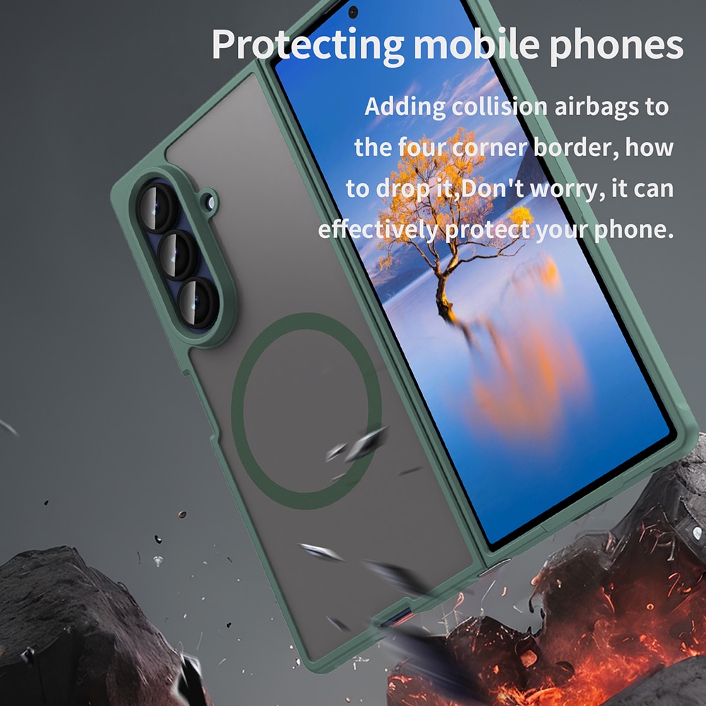 Techsuit HaloFrost II MagSafe - θήκη για Samsung Galaxy Z Fold7 - Πράσινο - Image 4