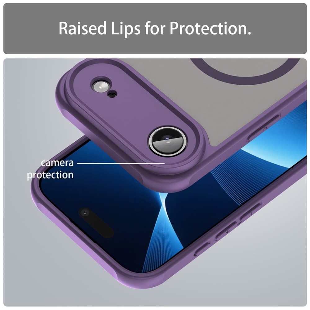 Techsuit HaloFrost II MagSafe - θήκη για Apple iPhone 17 Air - Μωβ - Image 5