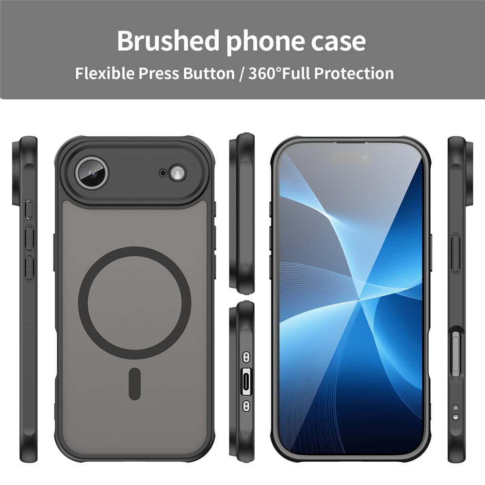 Techsuit HaloFrost II MagSafe - θήκη για Apple iPhone 17 Air - Μαύρο - Image 5