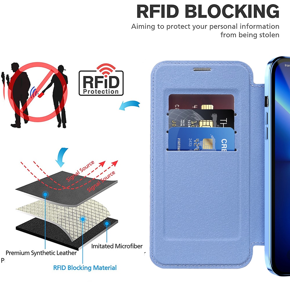 Techsuit SmartMag Book - θήκη για Apple iPhone 13 Pro - Πολύχρωμο - Image 4