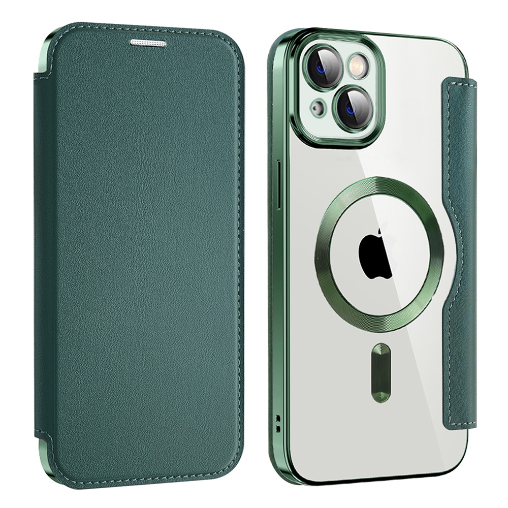 Techsuit SmartMag Book - θήκη για Apple iPhone 14 - Πράσινο - Image 2