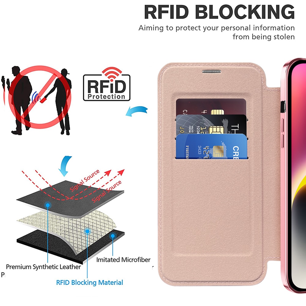 Techsuit SmartMag - θήκη για Apple iPhone 14 Plus - Ροζ - Image 4