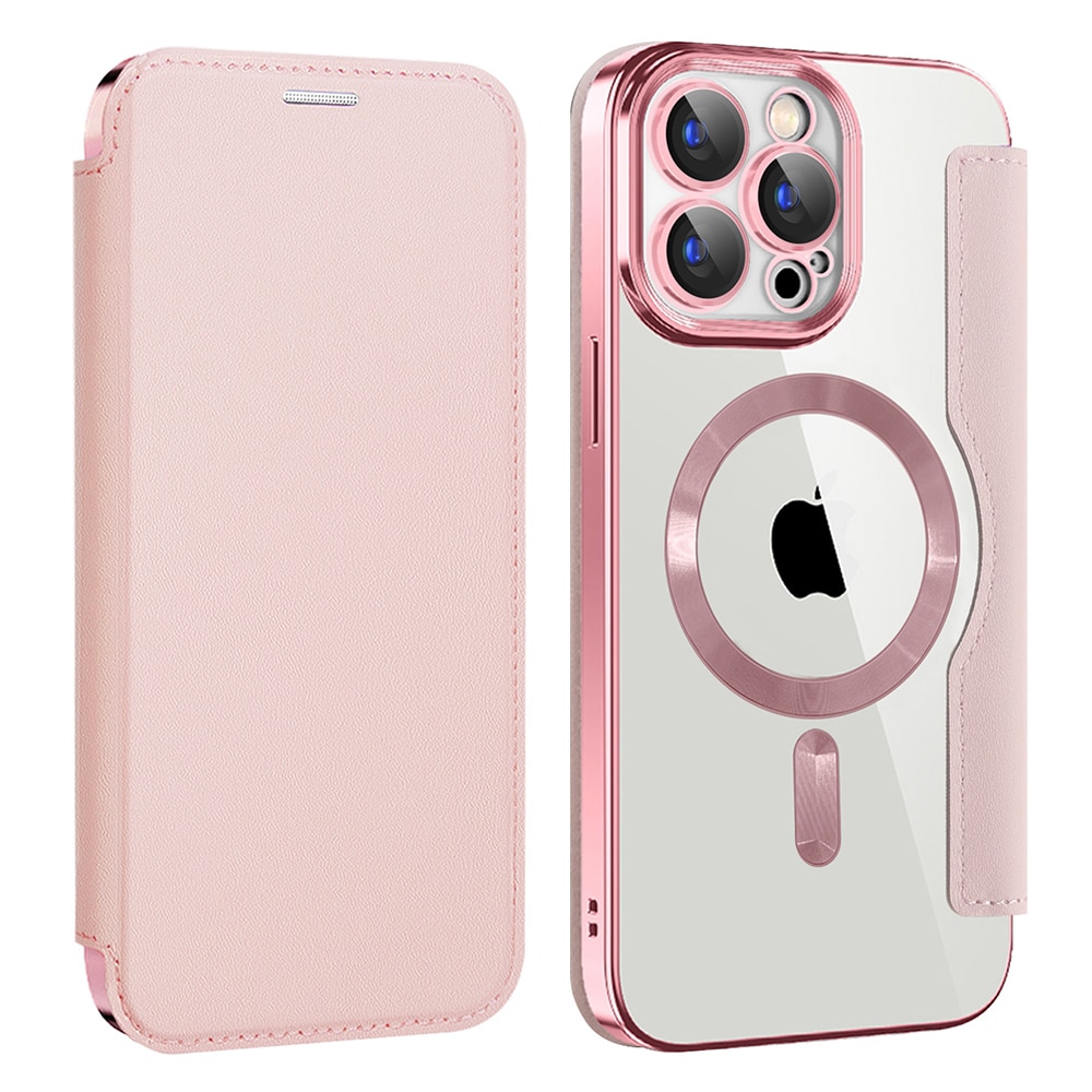 Techsuit SmartMag Book - θήκη για Apple iPhone 15 Pro Max - Ροζ - Image 2