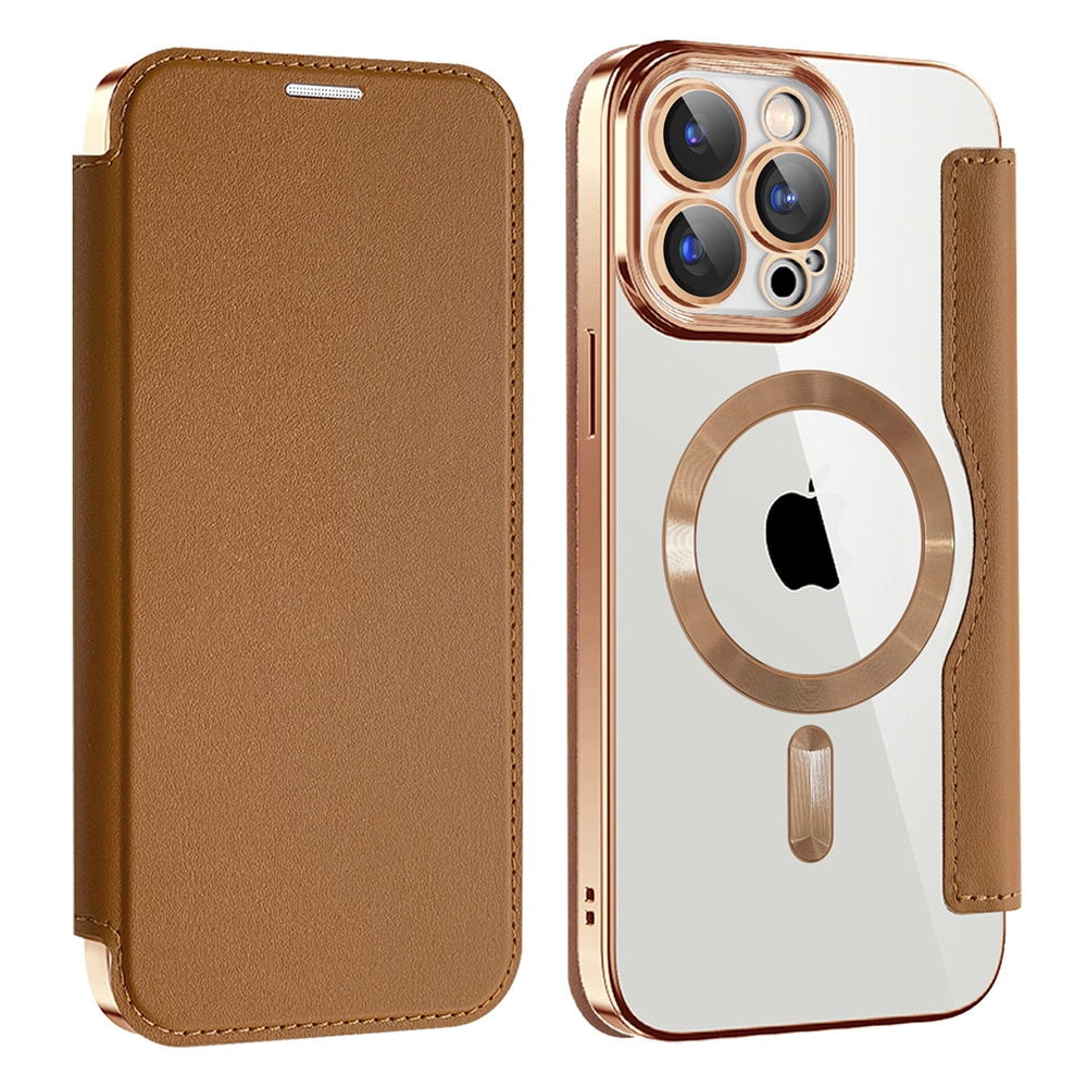 Techsuit SmartMag Book - θήκη για Apple iPhone 15 Pro Max - Καφέ - Image 2