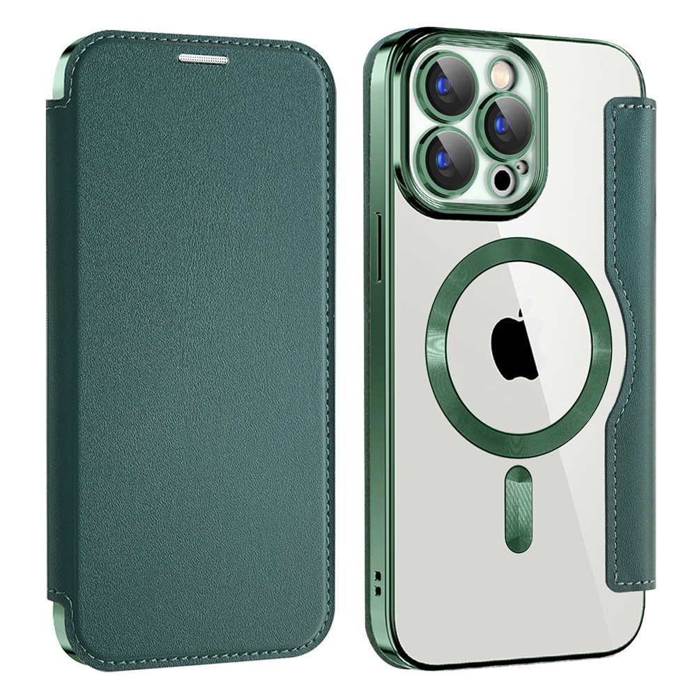 Techsuit SmartMag Book - θήκη για Apple iPhone 15 Pro Max - Πράσινο - Image 2