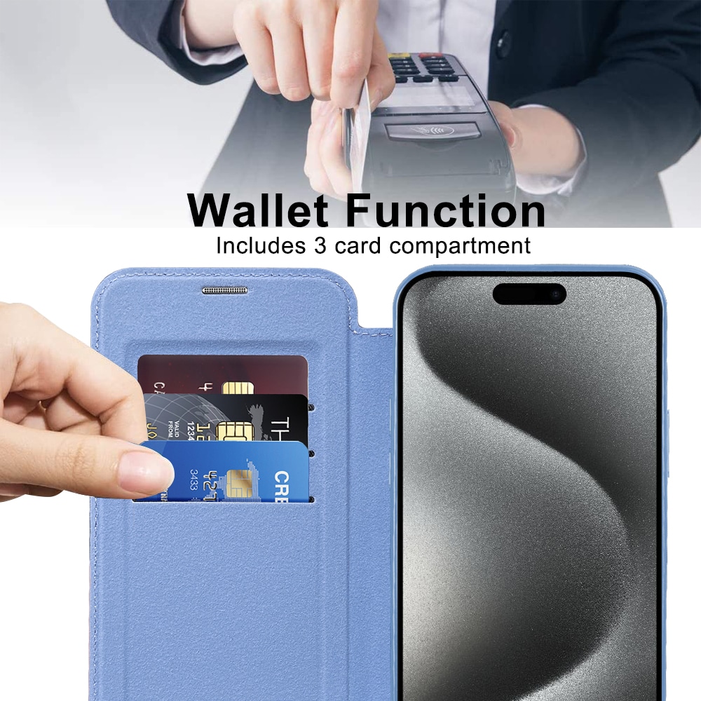 Techsuit SmartMag Book - θήκη για Apple iPhone 15 Pro Max - Πολύχρωμο - Image 5