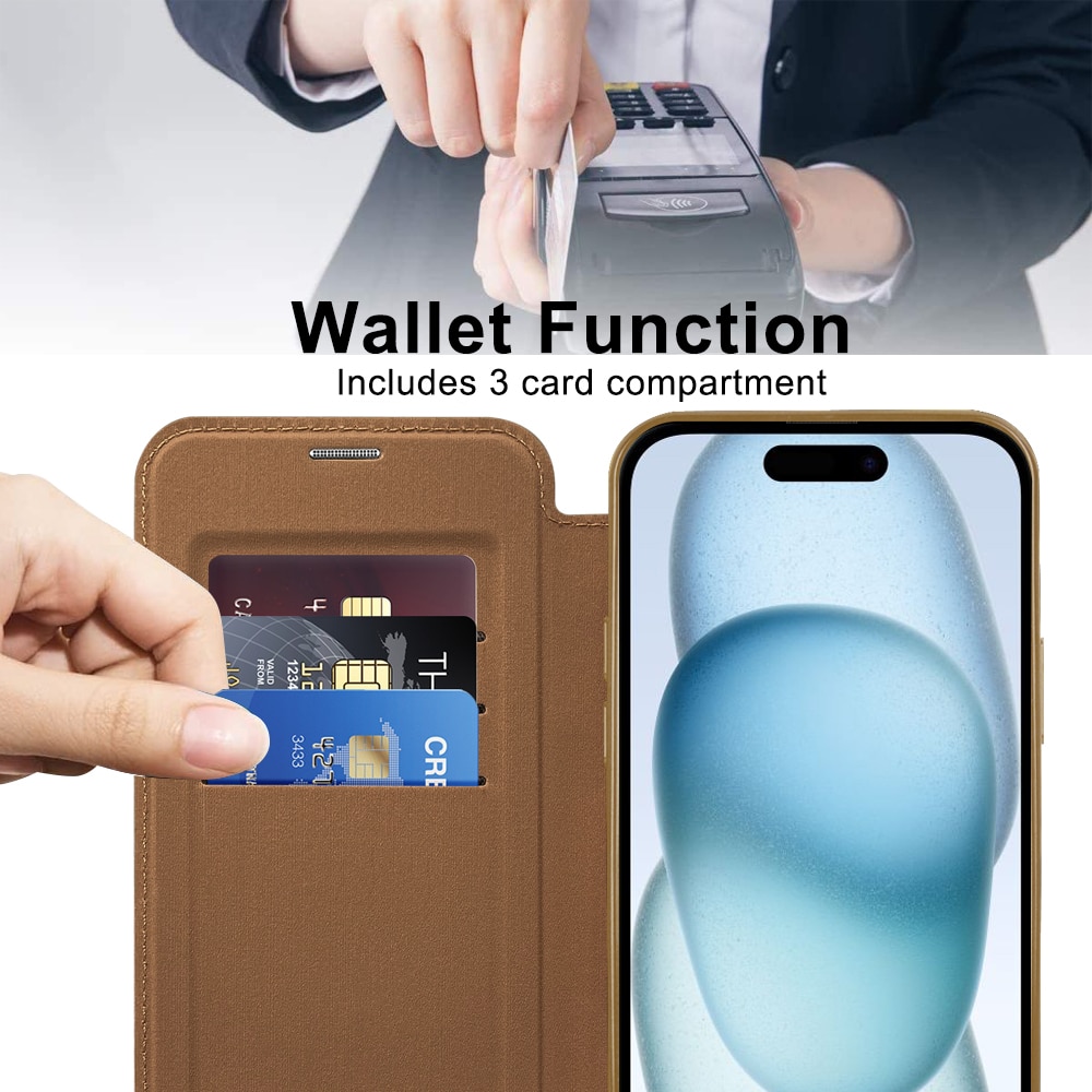 Techsuit SmartMag Book - θήκη για Apple iPhone 15 - Πολύχρωμο - Image 5