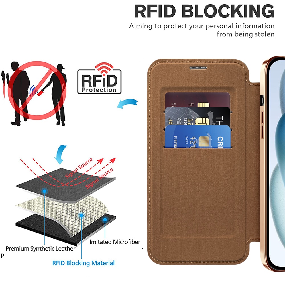 Techsuit SmartMag Book - θήκη για Apple iPhone 15 - Πολύχρωμο - Image 4