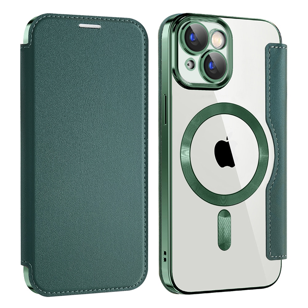 Techsuit SmartMag Book - θήκη για Apple iPhone 15 - Πράσινο - Image 2