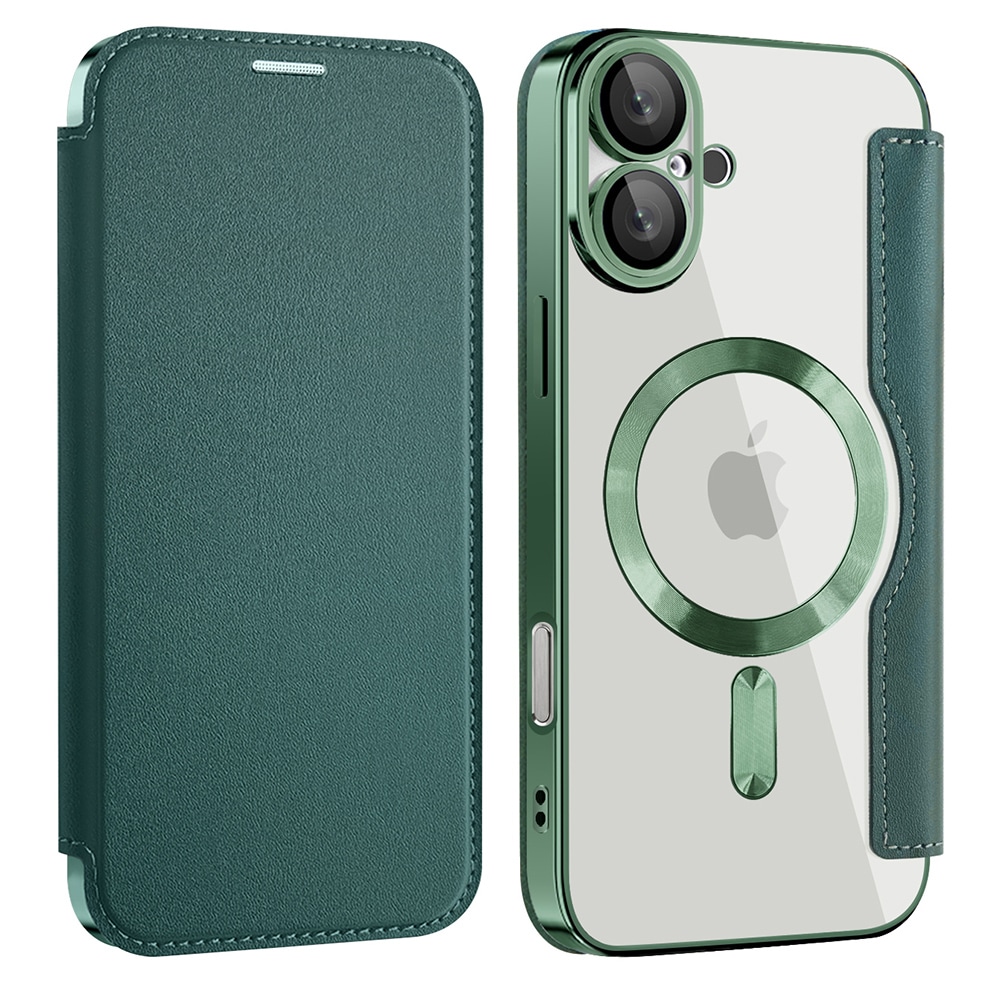 Techsuit SmartMag Book - θήκη για Apple iPhone 16 - Πράσινο - Image 2