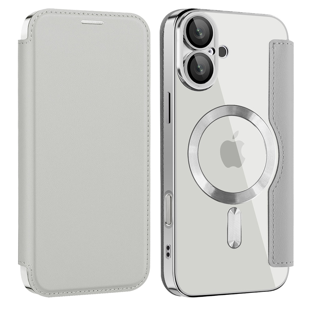 Techsuit SmartMag Book - θήκη για Apple iPhone 16 - Γκρι - Image 2