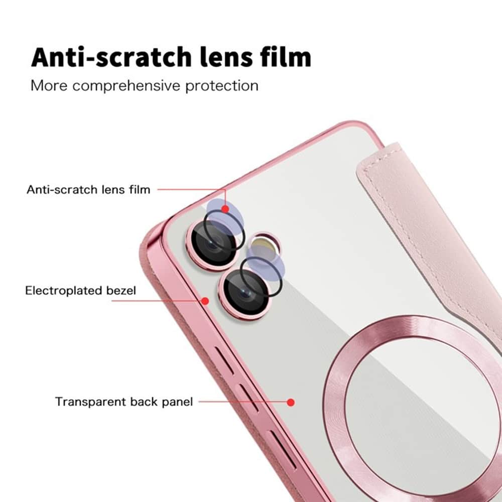 Techsuit SmartMag Book - θήκη για Samsung Galaxy A05 - Ροζ - Image 3