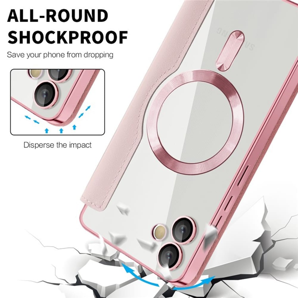Techsuit SmartMag Book - θήκη για Samsung Galaxy A05 - Ροζ - Image 4