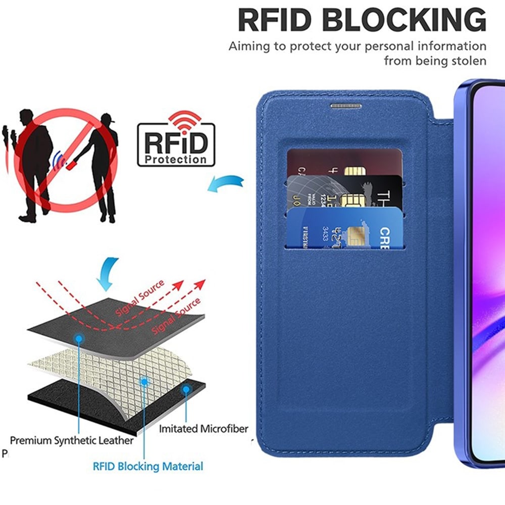 Techsuit SmartMag Book - θήκη για Samsung Galaxy A05 - Μπλε - Image 5