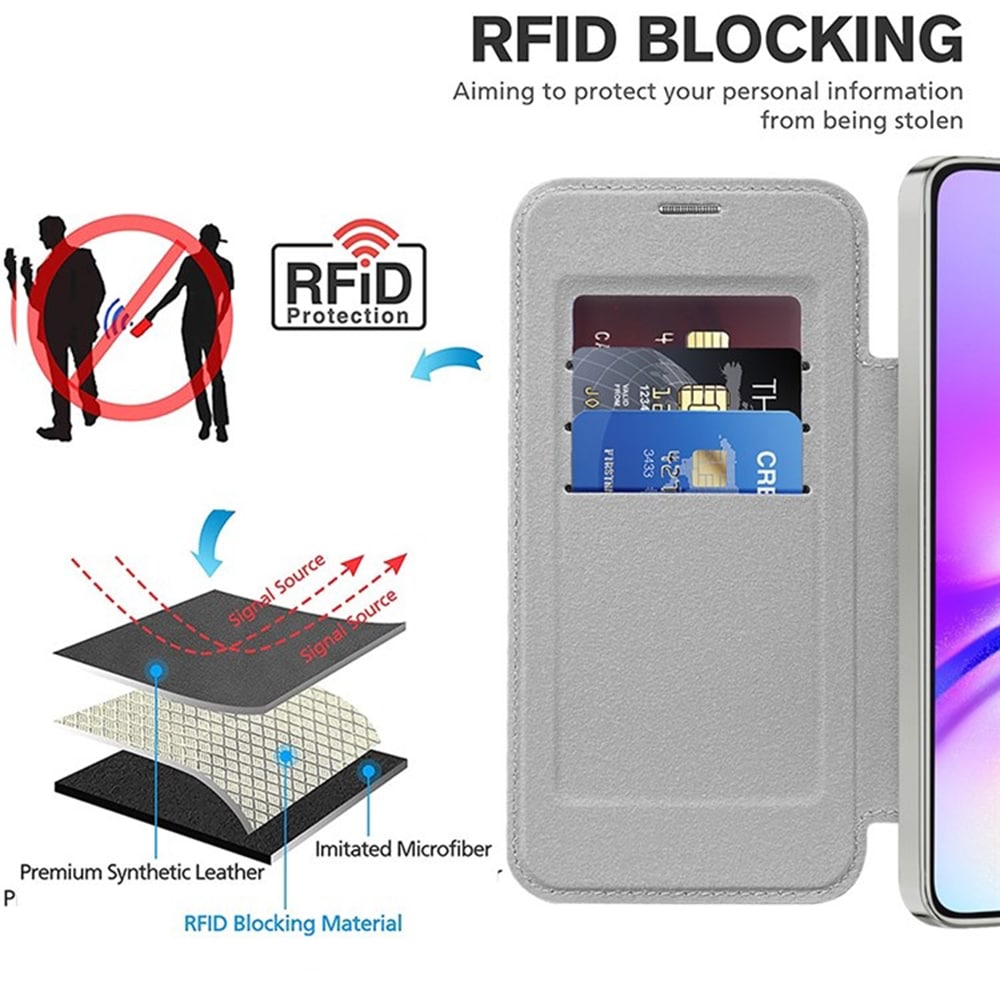 Techsuit SmartMag Book - θήκη για Samsung Galaxy A05 - Γκρι - Image 5