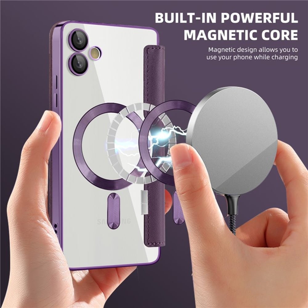 Techsuit SmartMag Book - θήκη για Samsung Galaxy A05 - Μωβ - Image 6