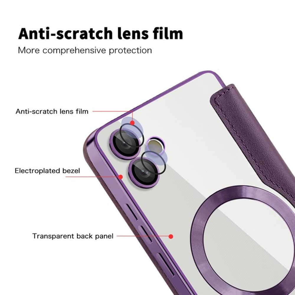 Techsuit SmartMag Book - θήκη για Samsung Galaxy A05 - Μωβ - Image 3