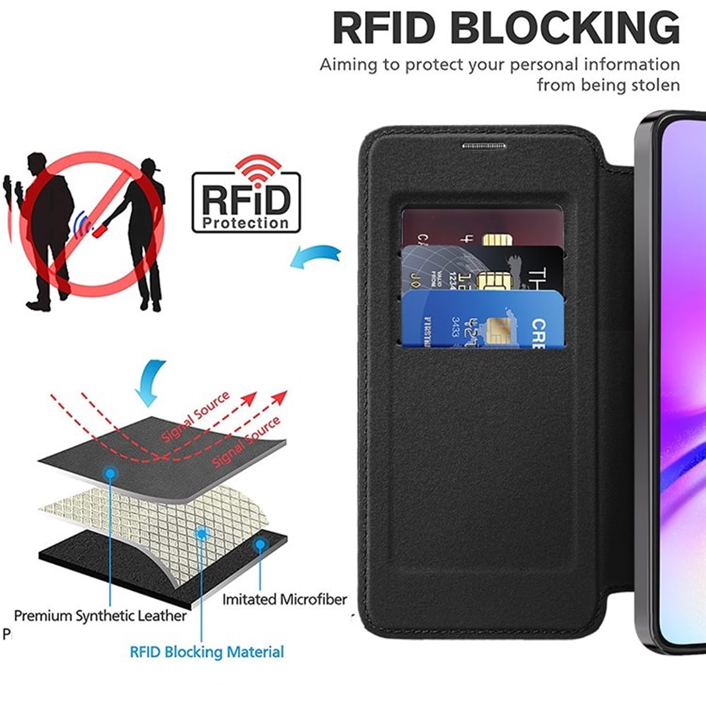 Techsuit SmartMag Book - θήκη για Samsung Galaxy A05s - Μαύρο - Image 5